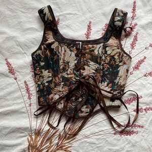 Floral Corset Top